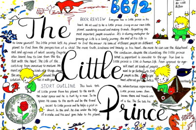 The Little Prince（小王子）初一年级英语课外阅读手抄报