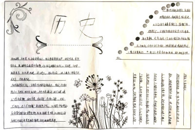 八年级历史知识梳理手抄报（5张）