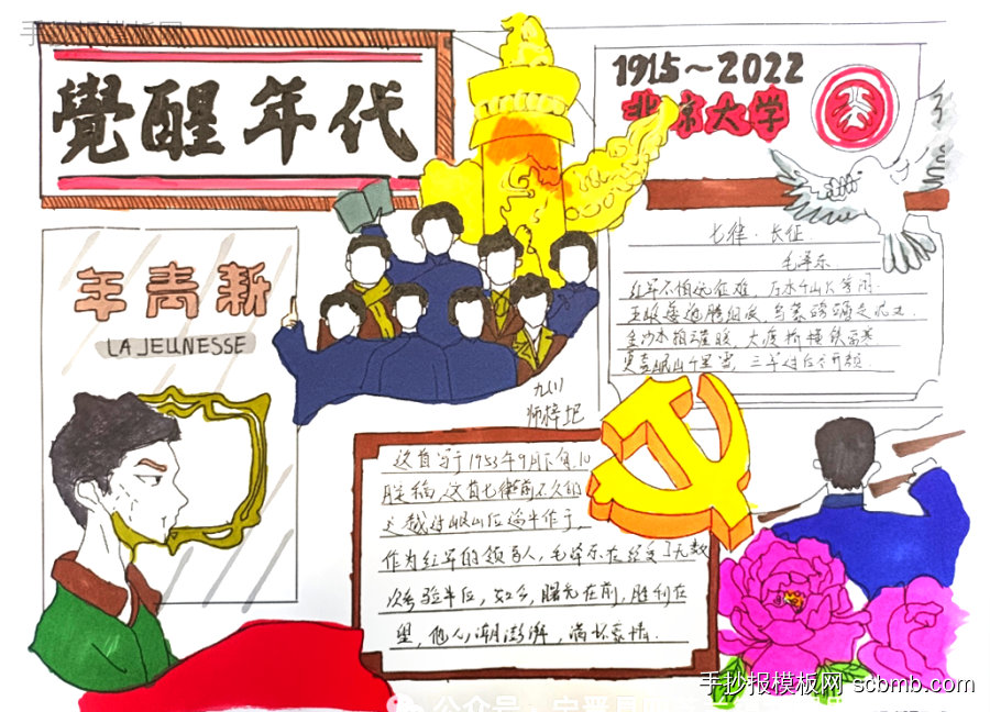 少年毛泽东学习精神 纪念毛泽东同志诞辰130周年手抄报图片-第4张