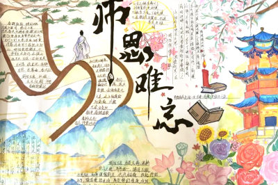 2024教师节手抄报高中学生作品（5张）